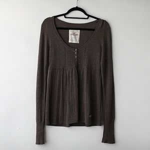 Hollister Baby Doll Sweater Size Large
